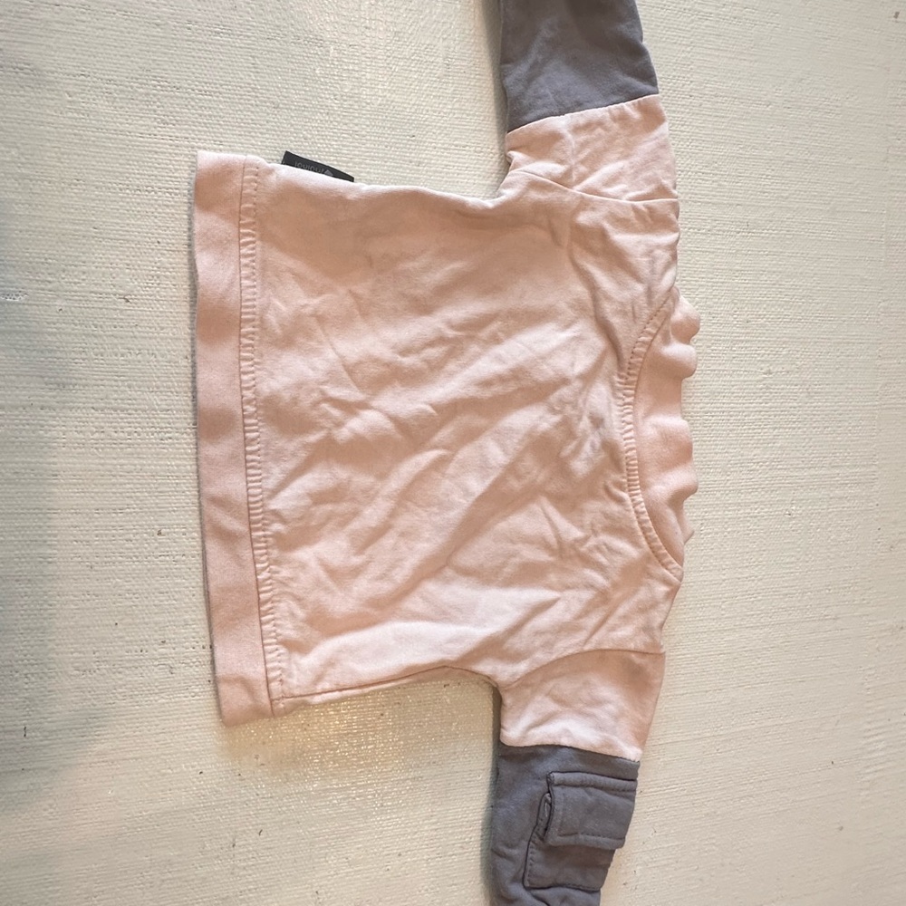 DESIGNER- Charming Pink and Gray Kids Outfit - Picture 14 of 14